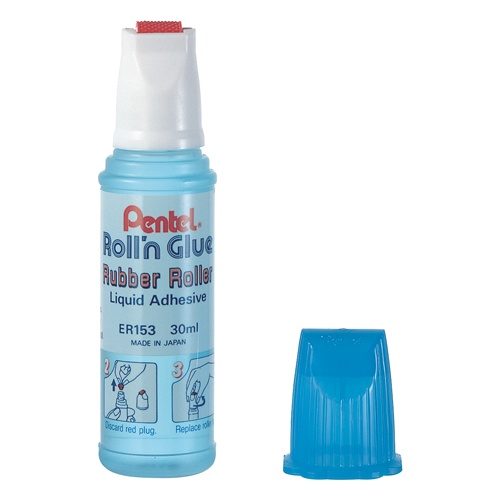 Colle rechargeable liquide à roulette inodore PENTEL Rolln'Glue : Chez  Rentreediscount Fournitures scolaires