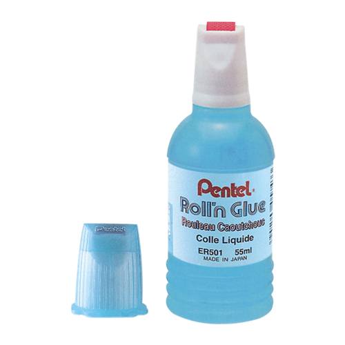 Colle rechargeable liquide à roulette inodore PENTEL Rolln'Glue : Chez  Rentreediscount Fournitures scolaires