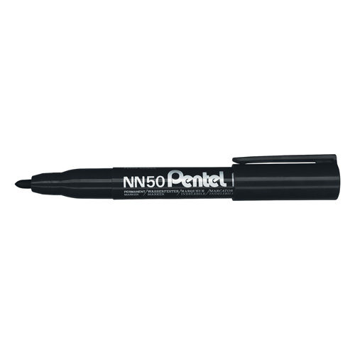 Pentel N50XL - Marqueur permanent géant pointe biseautée extra-large 7 mm-  Noir - Marqueurs Permanentsfavorable à acheter dans notre magasin