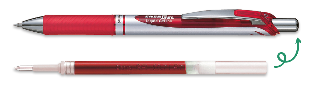 Stylo roller Pentel Energel BL80 Encre gel liquide rétractable 1,0 mm  Différentes couleurs et tailles de paquet Écriture fluide au bureau de  l'école -  France